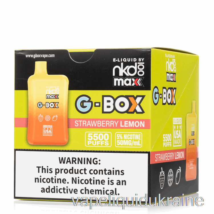 Vape Liquid Ukraine [10-Pack] GBOX x Naked 100 5500 Disposable